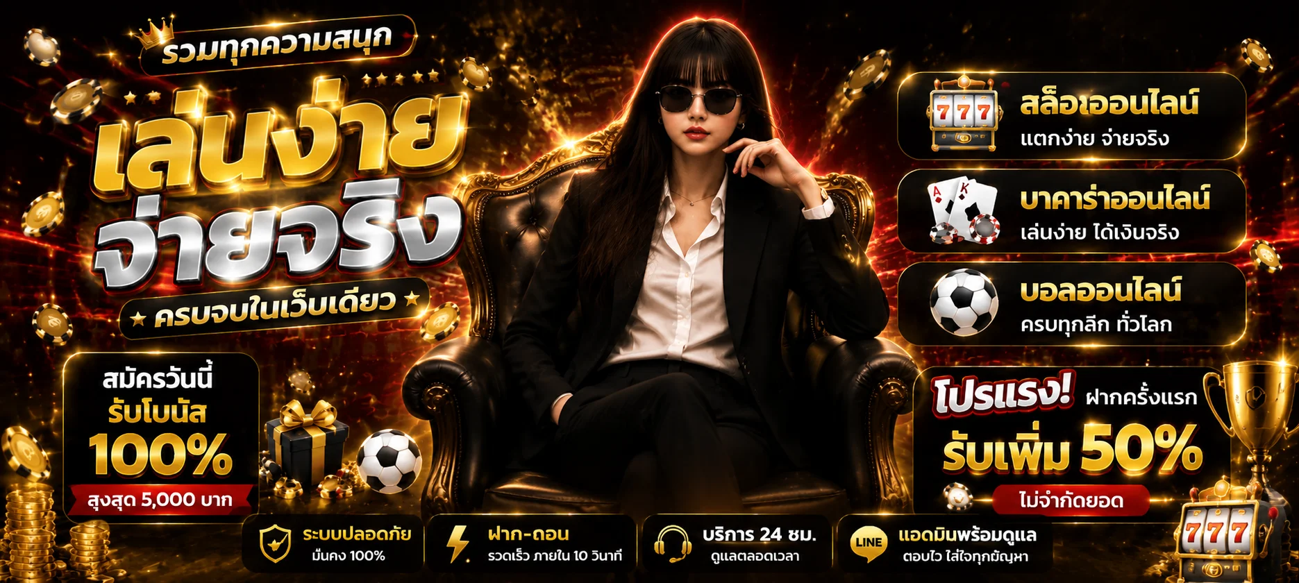 ตัวอย่างโปรโมชั่นสมาชิกใหม่ SUPER XGAMBET รับโบนัสฝากแรก